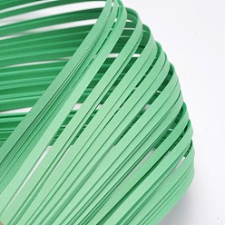 Medium Spring Green Quilling Paper Strips, Medium Spring Green, 390x3mm, about 120strips/bag