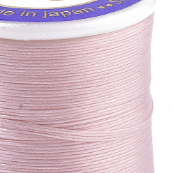 Pink Нейлоновые 66 нитки с покрытием для бисера, розовые, 0.1 мм, около 54.68 ярдов (50 м) / рулон