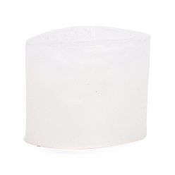 Blanc Moules en silicone de qualité alimentaire pour bougie diy en forme de lion, moules à savon faits à la main, moule à gâteau mousse au chocolat, blanc, 70x55x52mm, diamètre intérieur: 48x40 mm