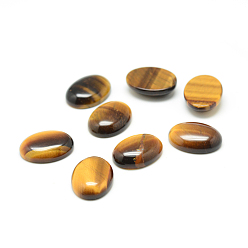 Œil De Tigre Tigre naturel cabochons de pierres précieuses pour les yeux, ovale, 25x18x7mm