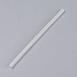 Clear Plastic Spring Coil, Invisible Ring Size Adjuster, Round, Clear, 97x3.5mm