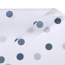 Сланцево-синий 2 листы бумаги для упаковки подарков в горошек, прямоугольные, сложенный букет цветов украшение оберточной бумаги, синевато-серый, 700x500 мм
