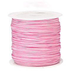 Perlas de Color Rosa Hilo de nylon, rosa perla, 0.8 mm, sobre 45 m / rollo