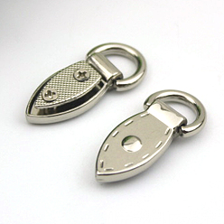 Platinum Alloy Purse Chain Connector Ring, Bag Replacement Accessorieas,, Platinum, 3.5x1.5cm