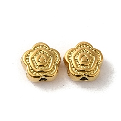 Real 18K Gold Plated 304 Stainless Steel Beads, Flower, Real 18K Gold Plated, 7.5x8x4mm, Hole: 1.4mm