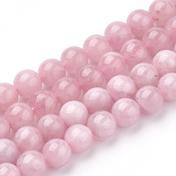 Quartz Rose Naturel a augmenté perles de quartz brins, ronde, 6mm, Trou: 1mm, Environ 62 pcs/chapelet, 15.5 pouce