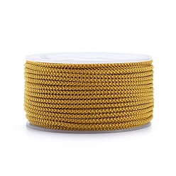 Goldenrod Polyester Braided Cord, Goldenrod, 2mm, about 16.4 yards(15m)/roll