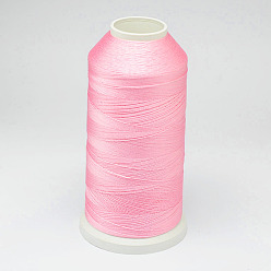 Pink Нейлоновая нить, для изготовления кисточек, розовые, 0.3 мм, около 1093.61 ярдов (1000 м) / рулон