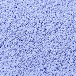 (RR494) Непрозрачный Агатовый Синий Миюки круглые бусины рокайль, японский бисер, (rr 494) непрозрачный агатовый синий, 15/0, 1.5 мм, Отверстие: 0.7 мм, о 5555 шт / бутылка, 10 г / бутылка