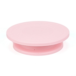 Pink Rotating Cake Turntable, Turns Smoothly Revolving Cake Stand, Baking Supplies, for Cookies Cupcake, Pink, 276x67.5mm