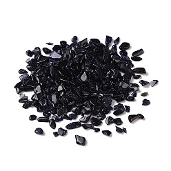Blue Goldstone Synthetic Blue Goldstone Chip Beads, No Hole/Undrilled, 3~10x1~10x1~4mm