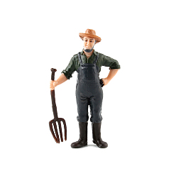 Tool Mini figurines de main de ferme en pvc, modèle réaliste d'agriculteurs pour l'éducation préscolaire apprendre cognitif, les jouets pour enfants, agriculteur, modèle d'outils, 50x90mm