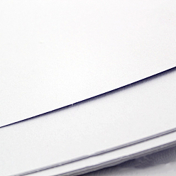Blanco Papeles de acuarela, 10-hoja, Rectángulo, blanco, 52x37 cm, 10 unidades / bolsa