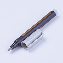 Серебро Металлические маркеры рисуют ручки, ручка для подписи маркера граффити, серебряные, 141x12~17 мм