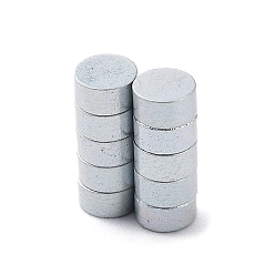Platinum Flat Round Refrigerator Magnets, Office Magnets, Whiteboard Magnets, Durable Mini Magnets, Platinum, 3x1.5mm