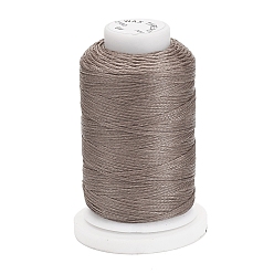Rosy Brown Waxed Polyester Cord, Flat, Rosy Brown, 1mm, about 76.55 yards(70m)/roll