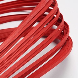 Rouge Indien QUILLING bandes de papier, rouge indien, 390x3mm, à propos 120strips / sac