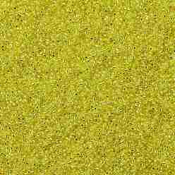 (32) Silver Lined Lemon Круглые бусины toho, японский бисер, (32) лимон с серебряной подкладкой, 11/0, 2.2 мм, отверстие : 0.8 мм, о 1110шт / бутылка, 10 г / бутылка