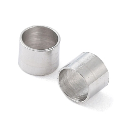 Stainless Steel Color 304 Stainless Steel Beads, Column, Stainless Steel Color, 2.5x2mm, Hole: 2mm