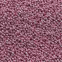 (571) Galvanized Rose Gold Cuentas de semillas redondas toho, granos de la semilla japonés, (571) oro rosa galvanizado, 11/0, 2.2 mm, agujero: 0.8 mm, acerca 1110pcs / botella, 10 g / botella