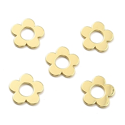 Light Gold Alloy Pendants, Cadmium Free & Lead Free, Flower, Light Gold, 22.5x23x1.5mm, Hole: 9.5mm
