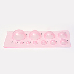 Pink Quilled Creations Mini Quilling Mold Domes Shaping Tool 3D Paper Craft DIY, Pink, 175x85x20mm