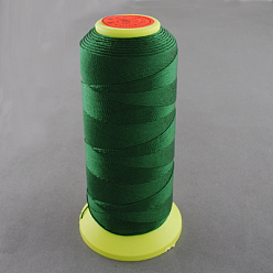 Verde Oscuro Hilo de coser de nylon, verde oscuro, 0.6 mm, sobre 500 m / rollo
