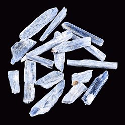 Cyanite Perles de cyanite naturelles brutes brutes, pour culbuter, décoration, polir, enroulement de fil, guérison par les cristaux wicca et reiki, éclats de cyanite, pas de trous / non percés, nuggets, 19~64x7~18x4~6.5mm