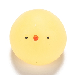 Yellow Chick Shape Stress Toy, Funny Fidget Sensory Toy, for Stress Anxiety Relief, Yellow, 28x31x33mm