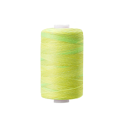 Jaune Vert Polyester fil à coudre, pour la couture à la main et à la machine, segment teint, broderie, jaune vert, 0.4mm, 1000 verges / rouleau.