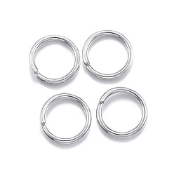 Stainless Steel Color 304 Stainless Steel Jump Rings, Open Jump Rings, Stainless Steel Color, 7x0.9mm, Inner Diameter: 5.2mm