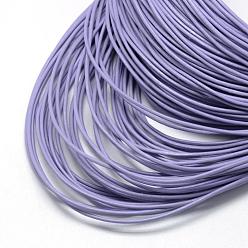 Medium Purple Spray Painted Cowhide Leather Cords, Medium Purple, 1.5mm, about 100yards/bundle(300 feet/bundle)
