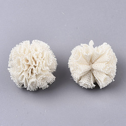 Old Lace DIY Craft Polyester Ball, Round, Old Lace, 22~25mm