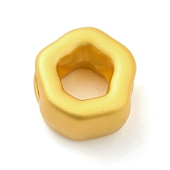 Flower Zinc Alloy Beads, Matte Gold Color, Flower, 9.5x10x6mm, Hole: 3.5mm