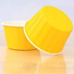 Gold Cupcake Paper Baking Cups, Greaseproof Muffin Liners Holders Baking Wrappers, Gold, 68x39mm, about 50pcs/set