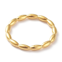 Oro 201 de acero inoxidable que une los anillos, anillo redondo, dorado, 20.5x2 mm, diámetro interior: 17.4 mm