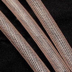 Light Salmon Plastic Net Thread Cord, Light Salmon, 8mm, 30Yards