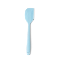 Azul Claro Raspador de silicona, cuchillo para mezclar, espátula para crema, herramientas para hornear, azul claro, 210x40 mm