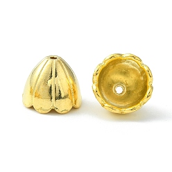 Золотой Тибетском стиле сплав шарик крышки, без кадмия и без свинца, золотые, 17x16 мм, отверстие : 2 мм