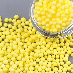 Желтый Маленькие шарики из пенопласта, круглые, для изготовления поделок на свадьбу и праздник своими руками, желтые, 2.5~3.5 мм