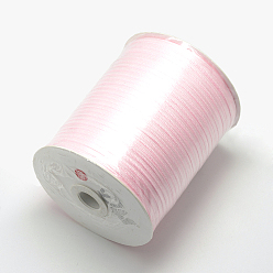 Бледно-Розовый Атласная лента, розовый жемчуг, 1/8 дюйм (3 мм), 880 двор / рулон (804.672 м / рулон)