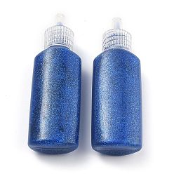 Blue Glitter Glue, Friendly Odorless 3D Flash Glue Pen, for Arts and Crafts, Blue, 2.9x1.8x8.95cm