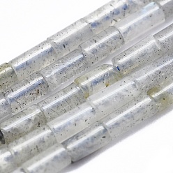 Labradorite Chapelets de perles labradorite naturelle , colonne, 3.5~4x2mm, Trou: 0.7mm, Environ 100 pcs/chapelet, 15.35 pouce (39 cm)