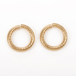 Золотой 304 кольцо из нержавеющей стали, открытые кольца прыжок, золотые, 13x2 мм, внутренний диаметр: 9 мм, 12 датчик