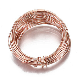 Crudo (Sin Aplanar) Alambre de cobre redondo para hacer joyas, para la fabricación de la joyería, crudo (sin chapar), 18 calibre, 1 mm, aproximadamente 16.4 pies (5 m) / rollo
