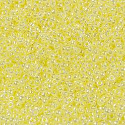 (RR514) Lemon Ice Ceylon Миюки круглые бусины рокайль, японский бисер, (rr 514) лимонный лед цейлон, 15/0, 1.5 мм, Отверстие : 0.7 мм , около 27777 шт / 50 г