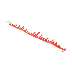 Красный Пластиковое кровавое колье для женщин, красные, 11.81 дюйм (30 см)