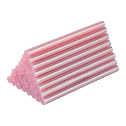 Pink Bâtons de pistolet à colle, Bâtons adhésifs de colle thermofusible pour pistolet à colle, accessoires de cire à cacheter, rose, 10x0.7 cm