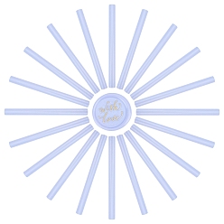 Лиловый Сургучные палочки, для ретро старинные сургучной печати, сирень, 135x11x11 мм