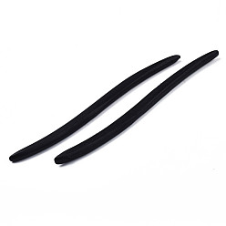 Черный Винтажные деревянные палочки для волос Schima, аксессуары для волос для женщин, чёрные, 168x12x7 мм, отверстие : 1.8 мм
